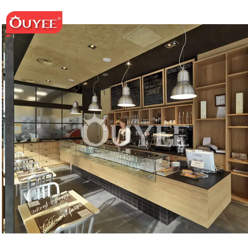 Banconi per ristoranti e caffetterie - Tavolini da caffè e arredi per negozi di bubble tea 1