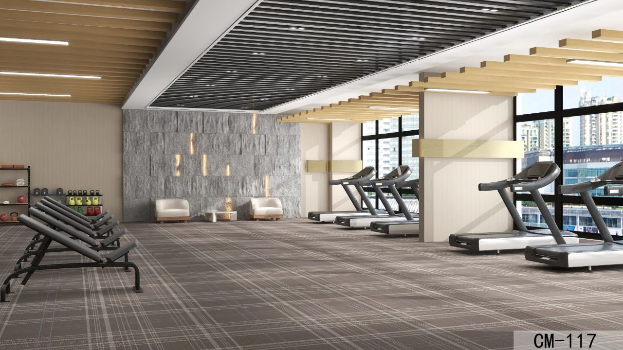 High-Quality Commercial Carpet Tiles - Wool Nylon Axminster 5