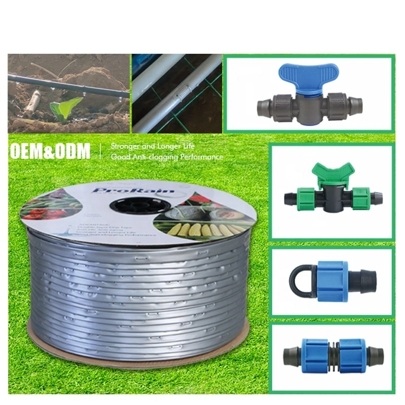 16mm Irrigation Drip Tape Flat Dripper 0.2mm 1L/h PE Roll 1