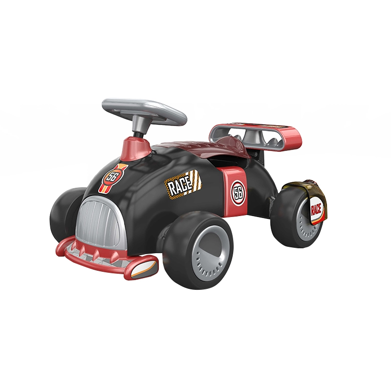 子供用乗用車 足踏み式おもちゃ ゲーム 音楽 360°キャスター 安定した幅広ベースデザイン 1