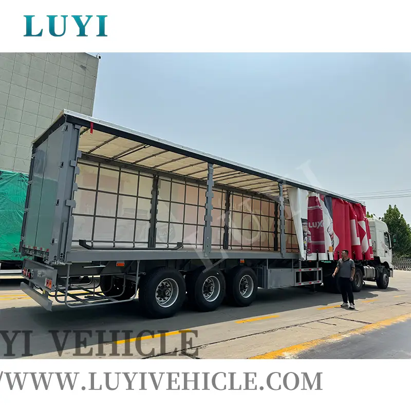 3-axle Heavy Duty Curtain-sider Semi-trailer | LUYI 1