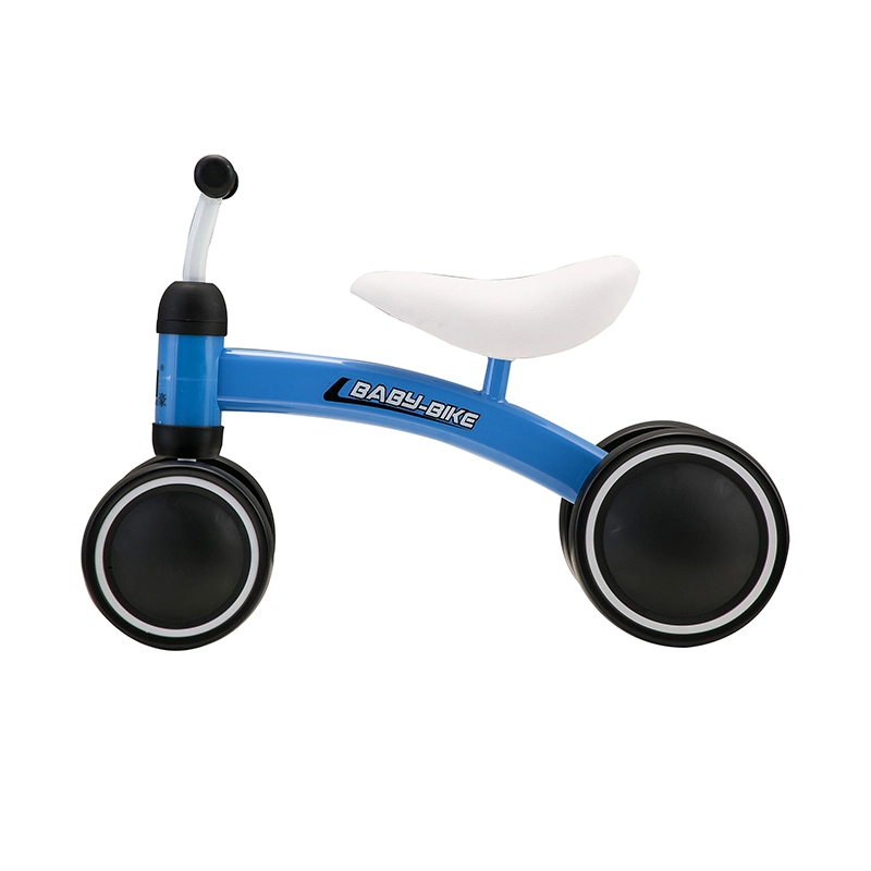 Ce Certified En71 Sliding Toddler Bike 4 Wheels Kids' Ride-on Balance Bicycle For Training Blue Yellow Red-astm F963 Compliant 1