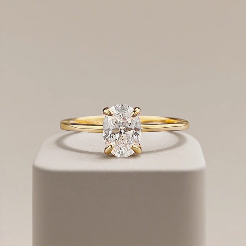 Diverse Designs Lab Grown Diamond Cvd Ring 18k Gold Igi Grc Certified Elegant Design For Weddings,Gifts,Direct Factory Source 1