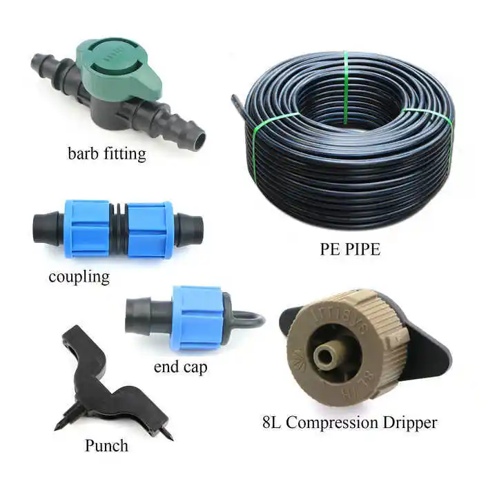 HYRT 塑料压力补偿滴灌器 4升/8升 1