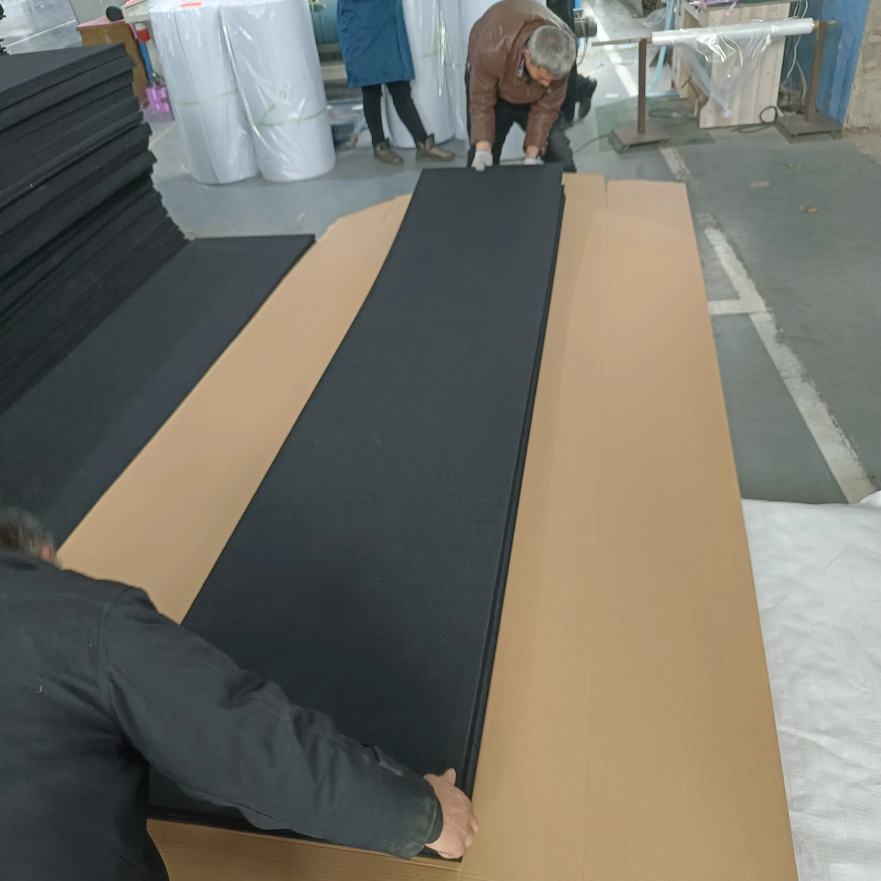 Polyester PET akustisk panel lydabsorberende vægdekorationspanel 1