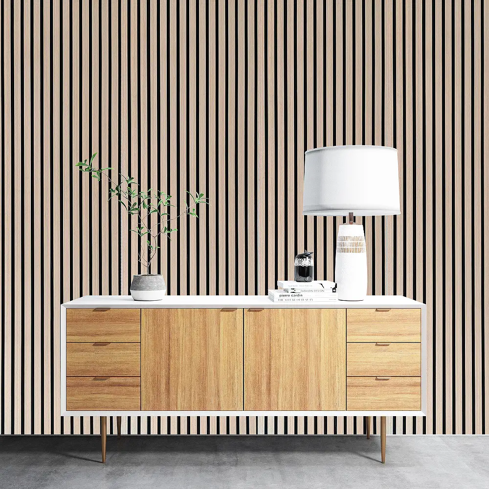 3D Flexible MDF Wood Acoustic Wall Panels with Custom Size and Color Options 1