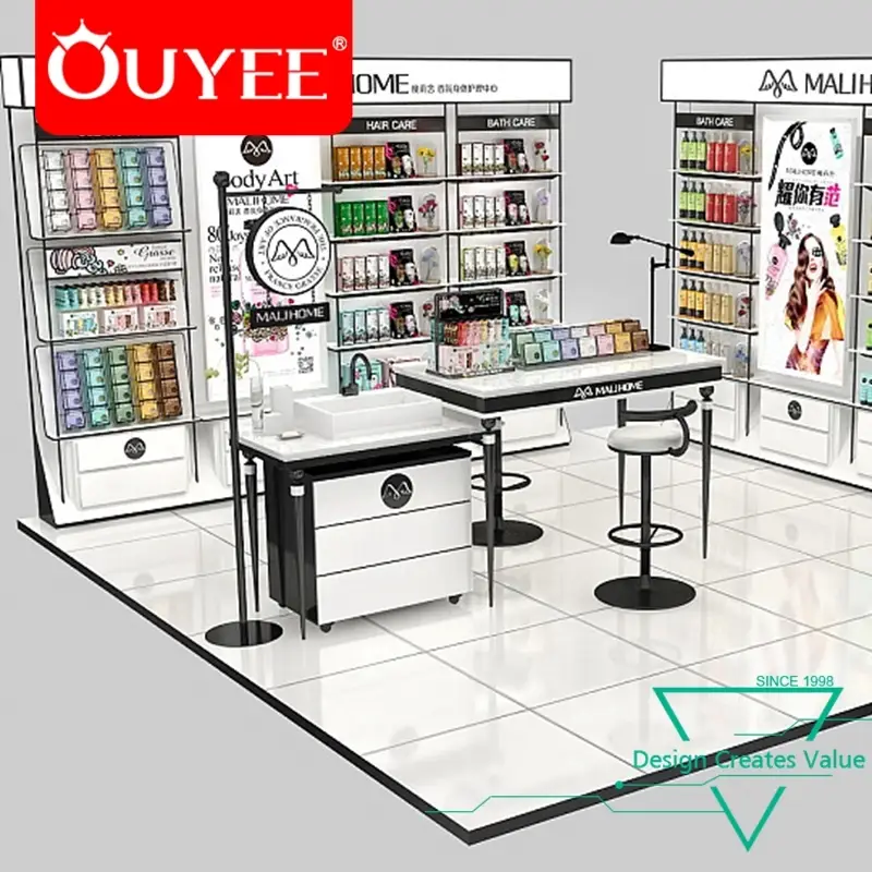 Inneneinrichtungskonzept für kleine Kosmetikgroßhandelsgeschäfte in China 1