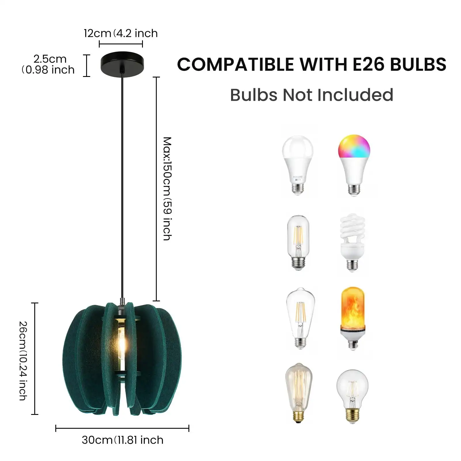 LED-koplamp vloerlamp met antiek gouden akoestische vilten lampenkap 1