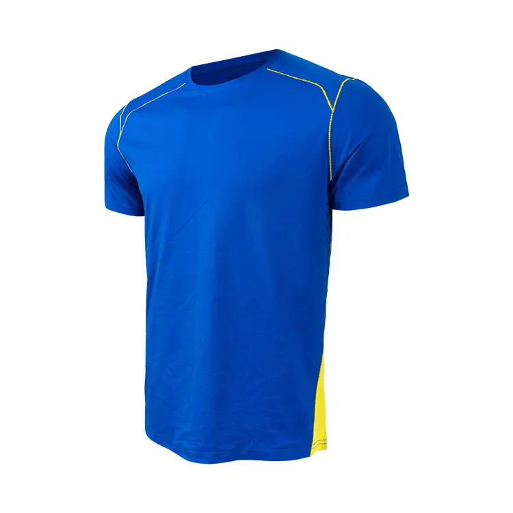 Camiseta transpirable con logotipo personalizado para hombre, ropa deportiva ajustada para gimnasio, secado rápido, 2025 1
