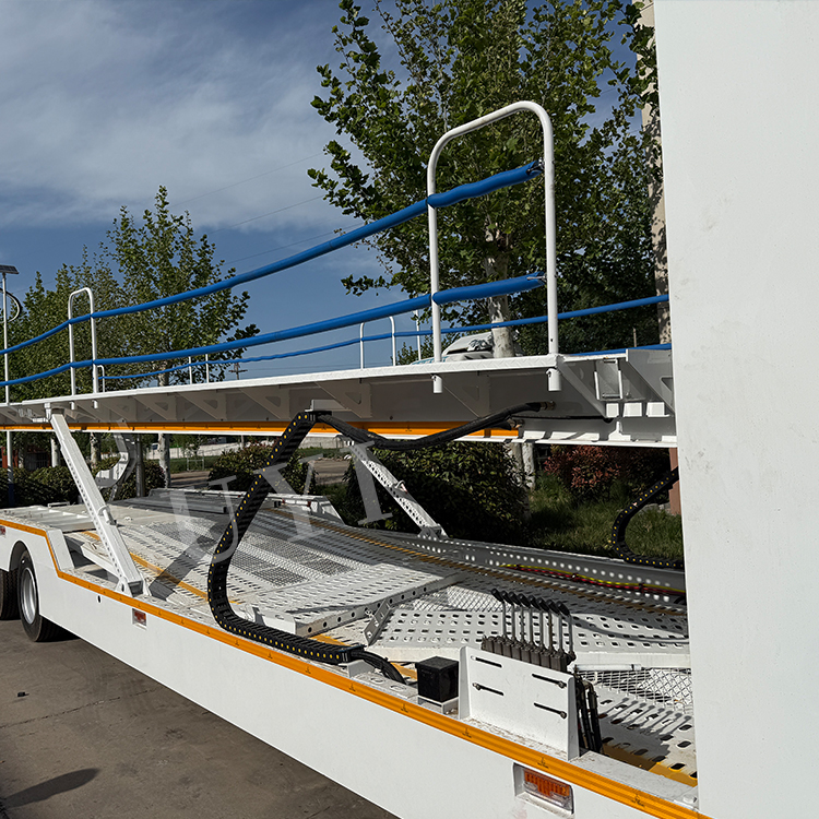 2/3 Ejes 6 7 8 9 Semi de portador de SUV de 10 autos 4