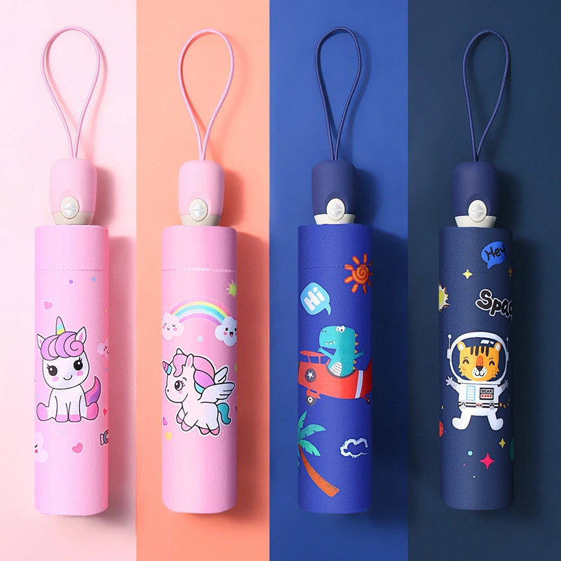 Children's Cartoon Umbrella - Lightweight Dual-use Sunscreen for Sunny & Rainy Days 1