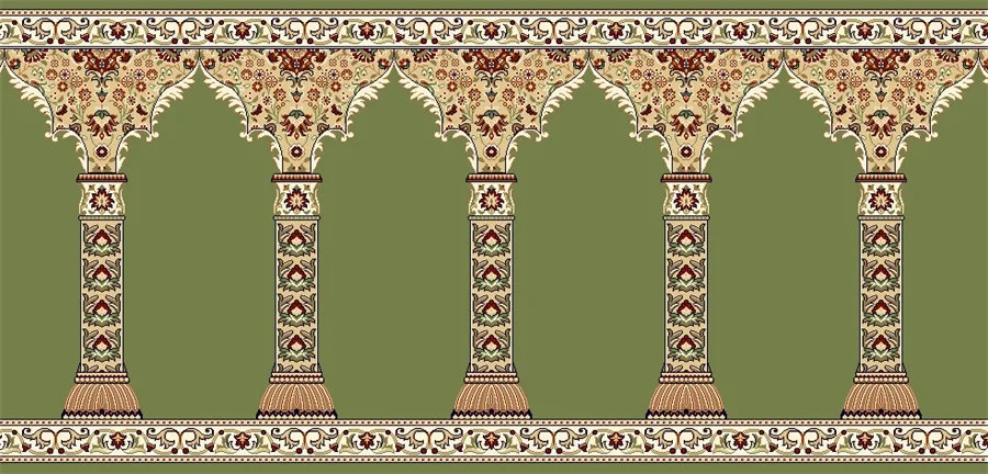 Factory Custom High-Quality Muslim Polypropylene Prayer Carpet 6