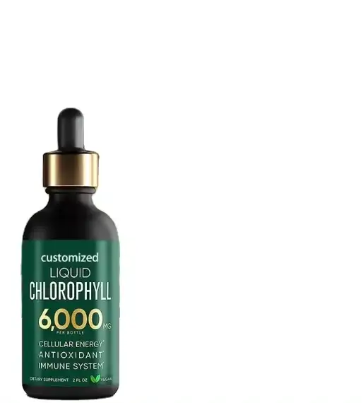 Chlorophyll Drops 60ml Organic Vegan Herbal - MOQ500 Sample 1