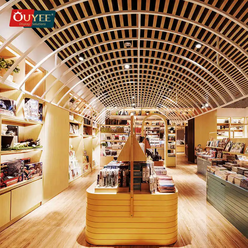 Présentoir de librairie, étagère de bibliothèque verte 1