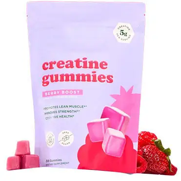 OEM 36ct Creatine Gummies Natural Flavor 5g Protein Adult 1
