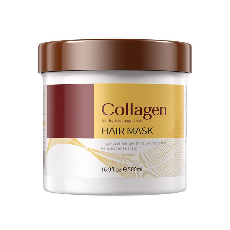 Mascarilla capilar de aceite de coco al por mayor. Tratamiento de acondicionamiento profundo con aceite de coco virgen extra para cabello seco, dañado y teñido. 6