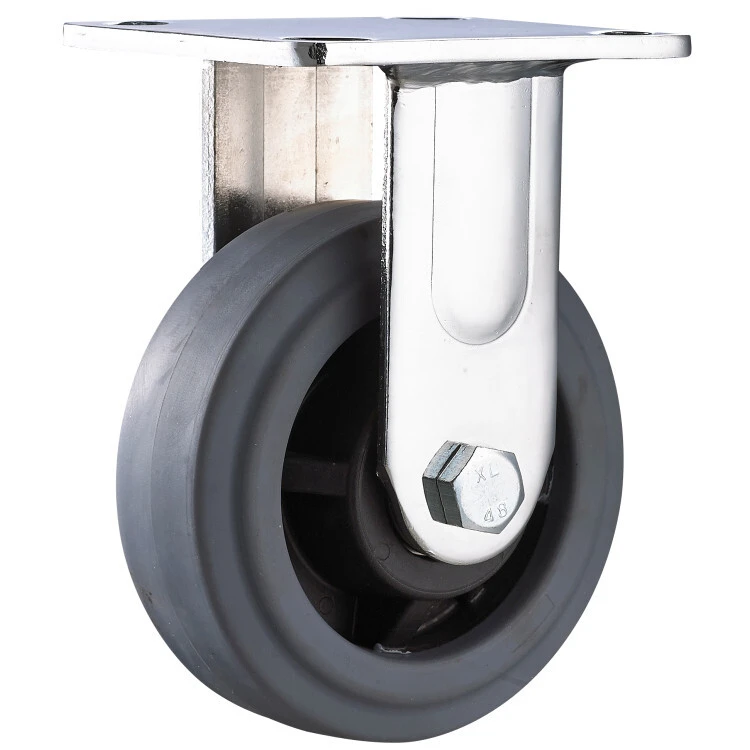 High Quality 4inch 5inch 6inch 8inch Rigid Heavy Duty Tpr Grey Caster Wheel 1