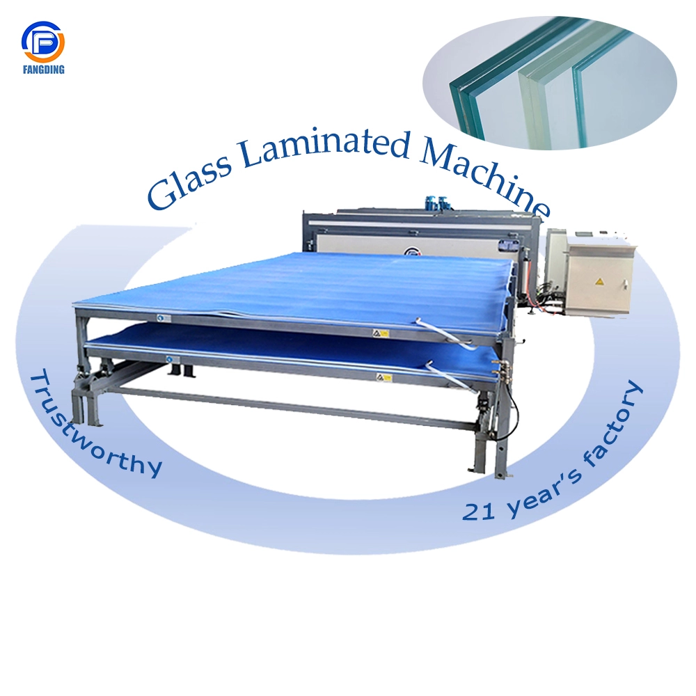 EVA Film Glass Lamination Machine, Double-Layer Horizontal Safety Laminated Glass (for Interior Decoration) 1
