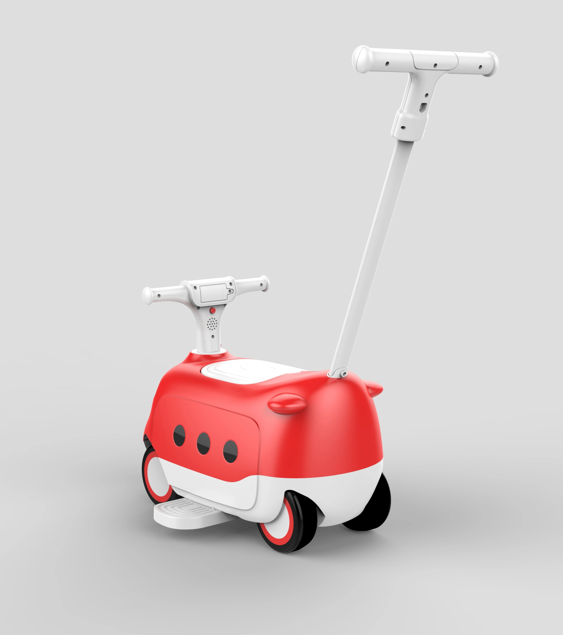 Modern-look Ride-on Car For Kids Durable Plastic Foot-to-floor Toy With Handlebar For Ages 2-4 Years 1