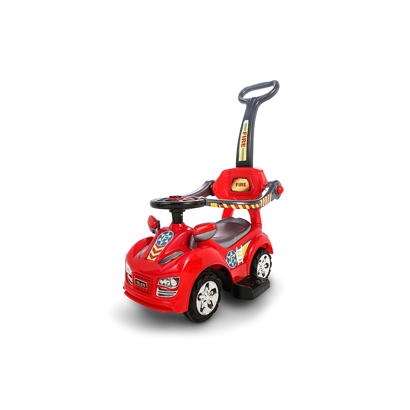 Durable Plastic Push And Pedal Ride-on Car Toy For Kids With Front Wheel Safety Handrail & Music Horn En71 Astm Ce Certified 1