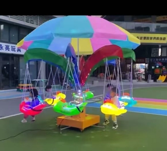 New Small Flying Chair Project Flying Fish Chair Outdoor Commercial Amusement Equipment Air Lift Flying Chair For Child 1