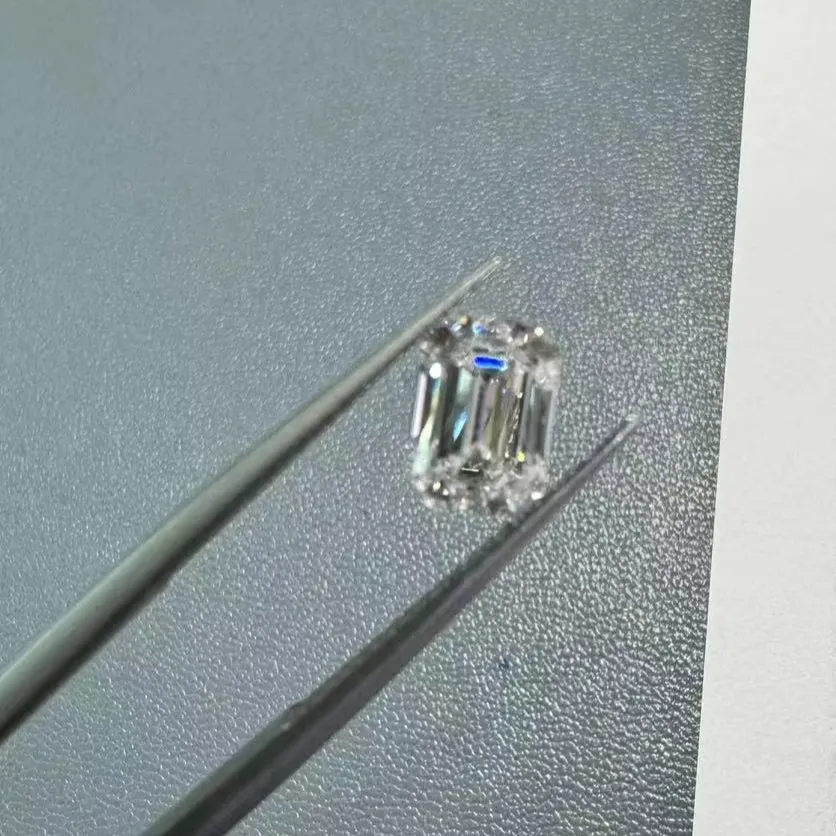 4 Carat Lab Grown Emerald Cut Diamond by DKL Jewelry 2