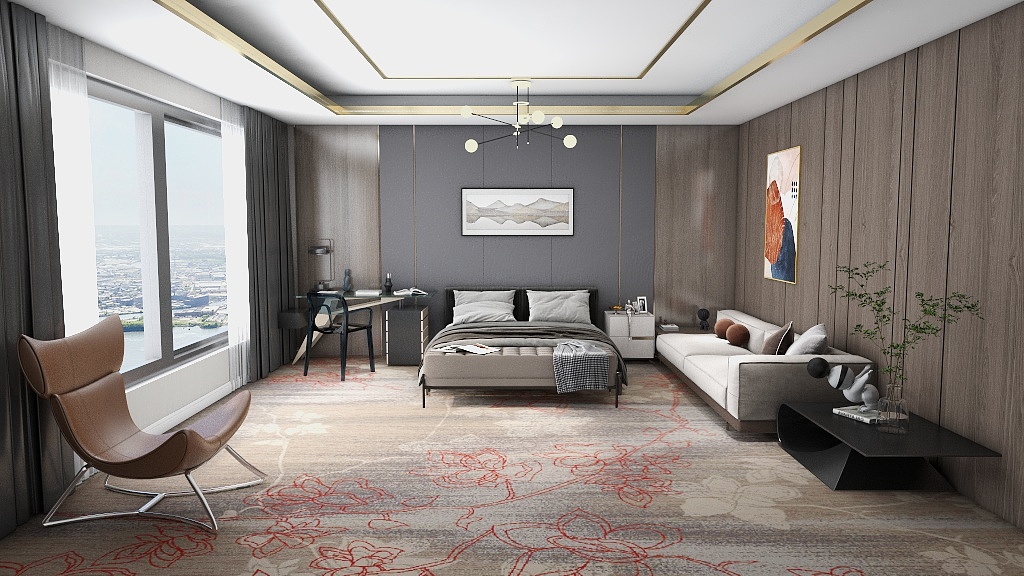 Tappeto di lusso giallo Akminster per hotel - Anti-umidità, larghezza 4 m 5