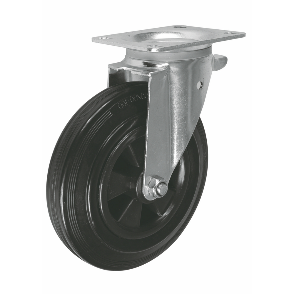 European Institutional Carts Use 6inch 8inch 150-400kg Load Capacity White Polypropylene Industrial Casters 1