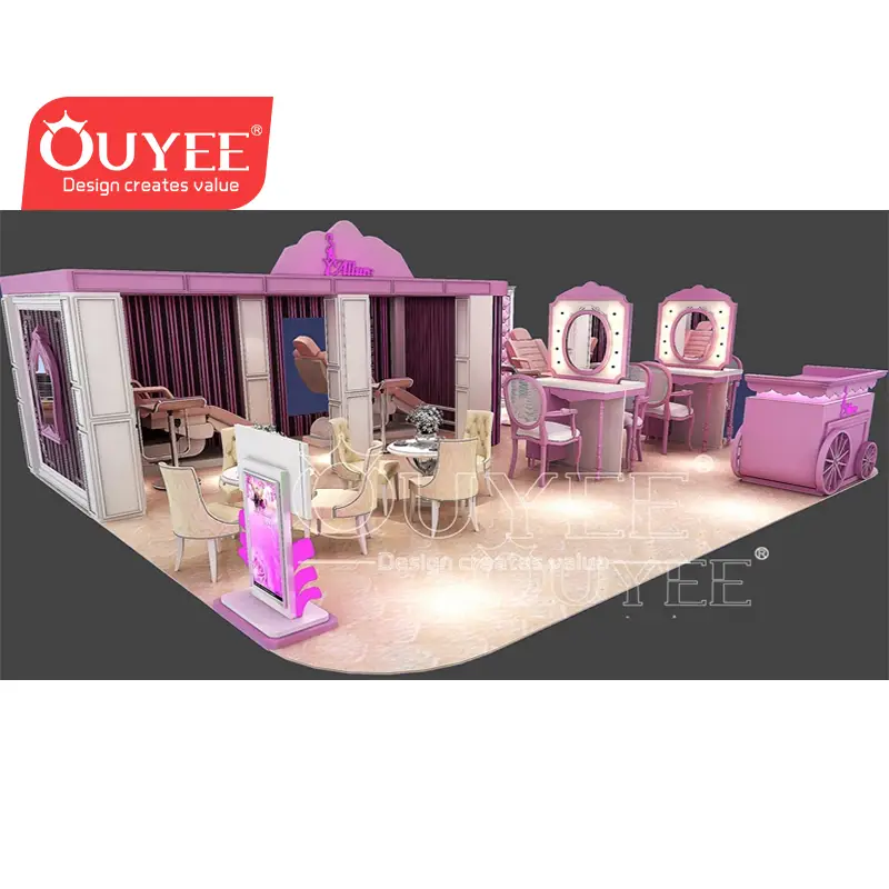 كشك عرض منتجات العناية بالحواجب للبيع - عرض منتجات صالونات الحلاقة والتجميل 1