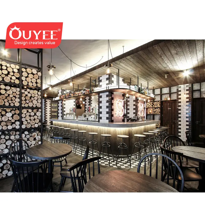 معدات بار ومحلات قهوة مستعملة تجاريًا - تصميم مجاني 1