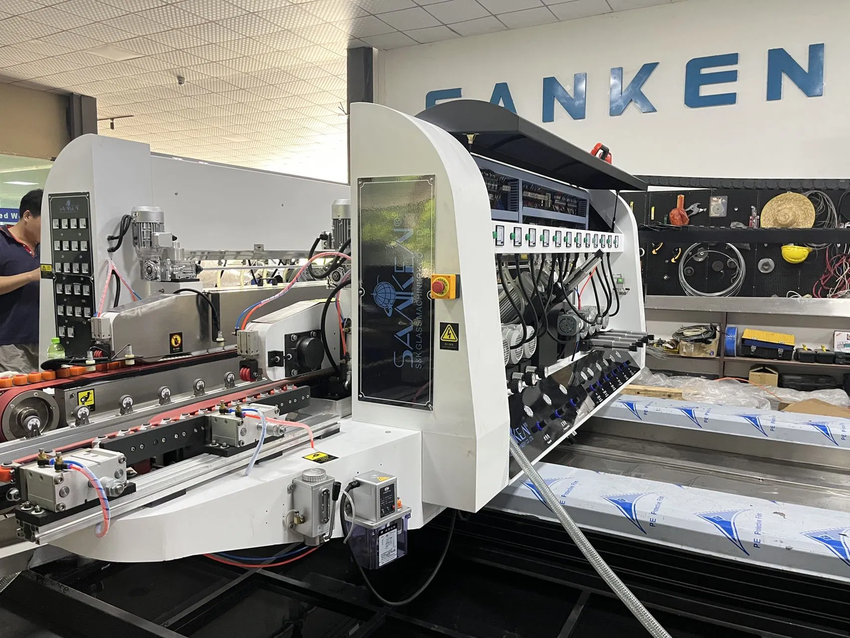 Glass Straight Line Double Edging Machine