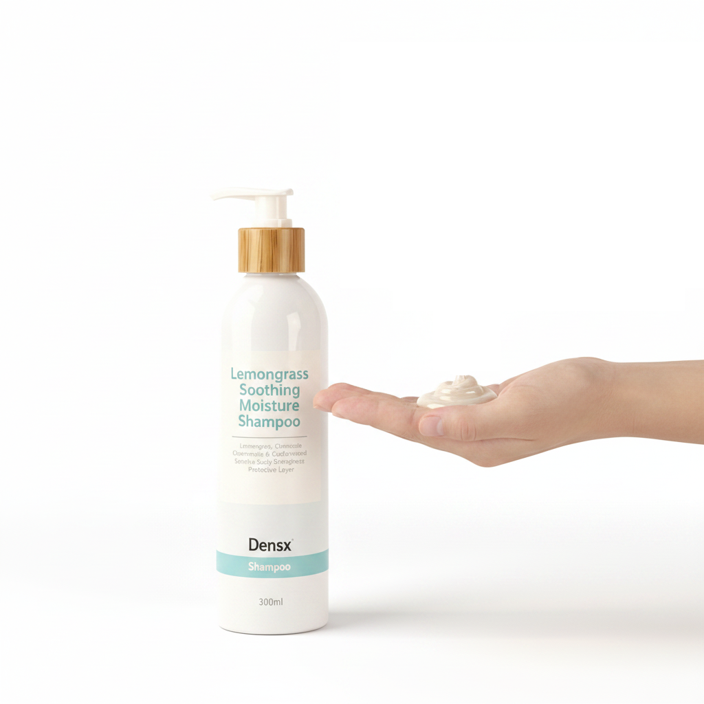 Densx Oem Private Label Lemongrass Soothing Moisture Shampoo Sensitive Scalp,Chamomile & Cedarwood,Hydrating 3
