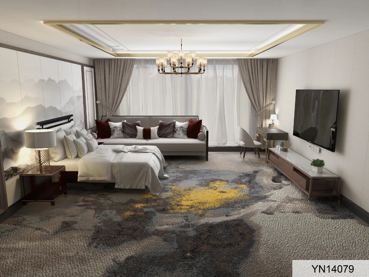 80% Wool & 20% Nylon Hotel & Home Carpet - 5-Star Rated 3
