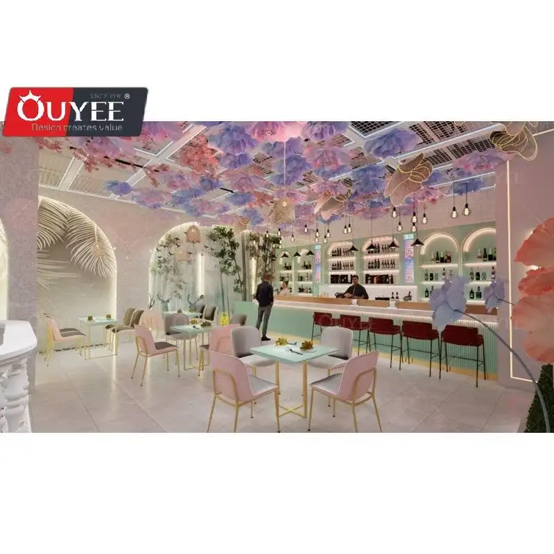 Maßgefertigte Möbel für Kaffee- und Bubble-Tea-Läden – Tische und Stühle 1