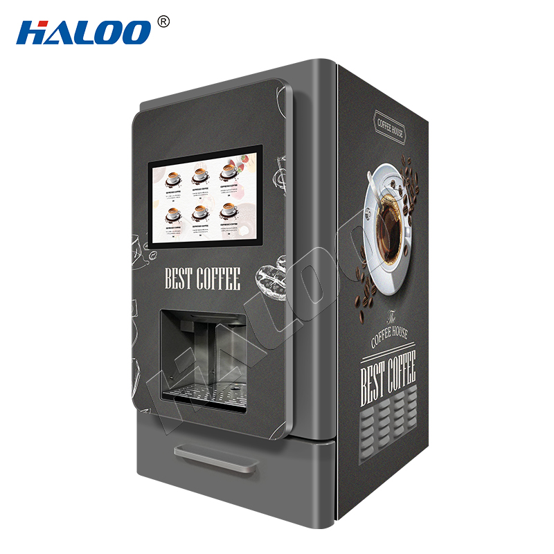 Haloo 10.1-inch capsule coffee with hot drink desktop vending machine portable business coffee machine 3