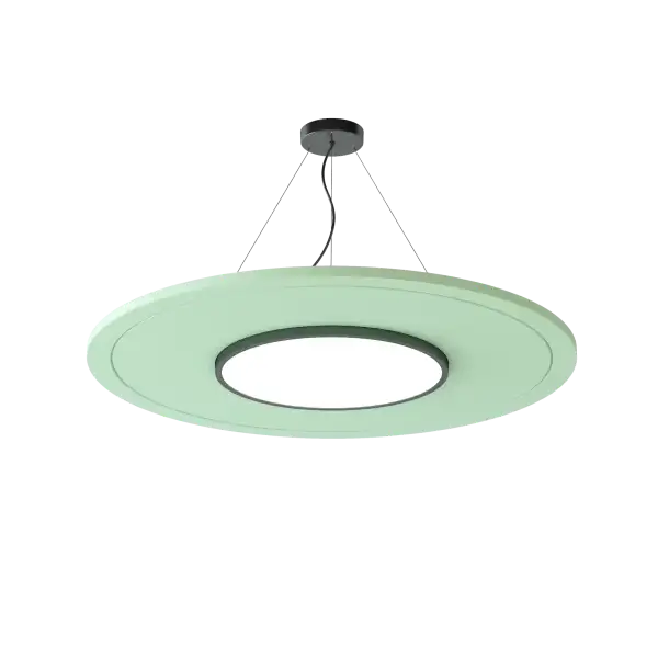 Lampa Crochta Aicéiseach Saincheaptha le Daingneán Soilsithe Ionsúite Fuaime PET 1