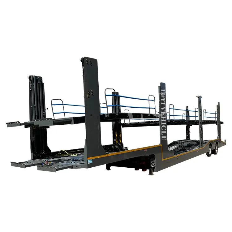 8 Cars Transport Car Semi Trailer | LUYI 1