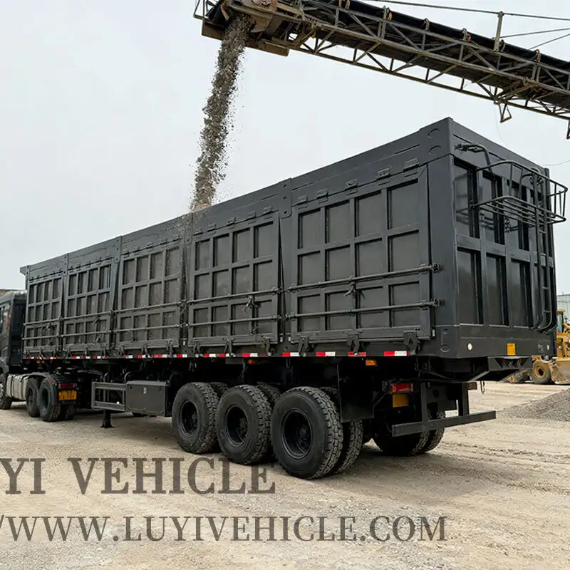 Гидравлические цилиндры для самосвала с боковой разгрузкой, полуприцепа-самосвала 1