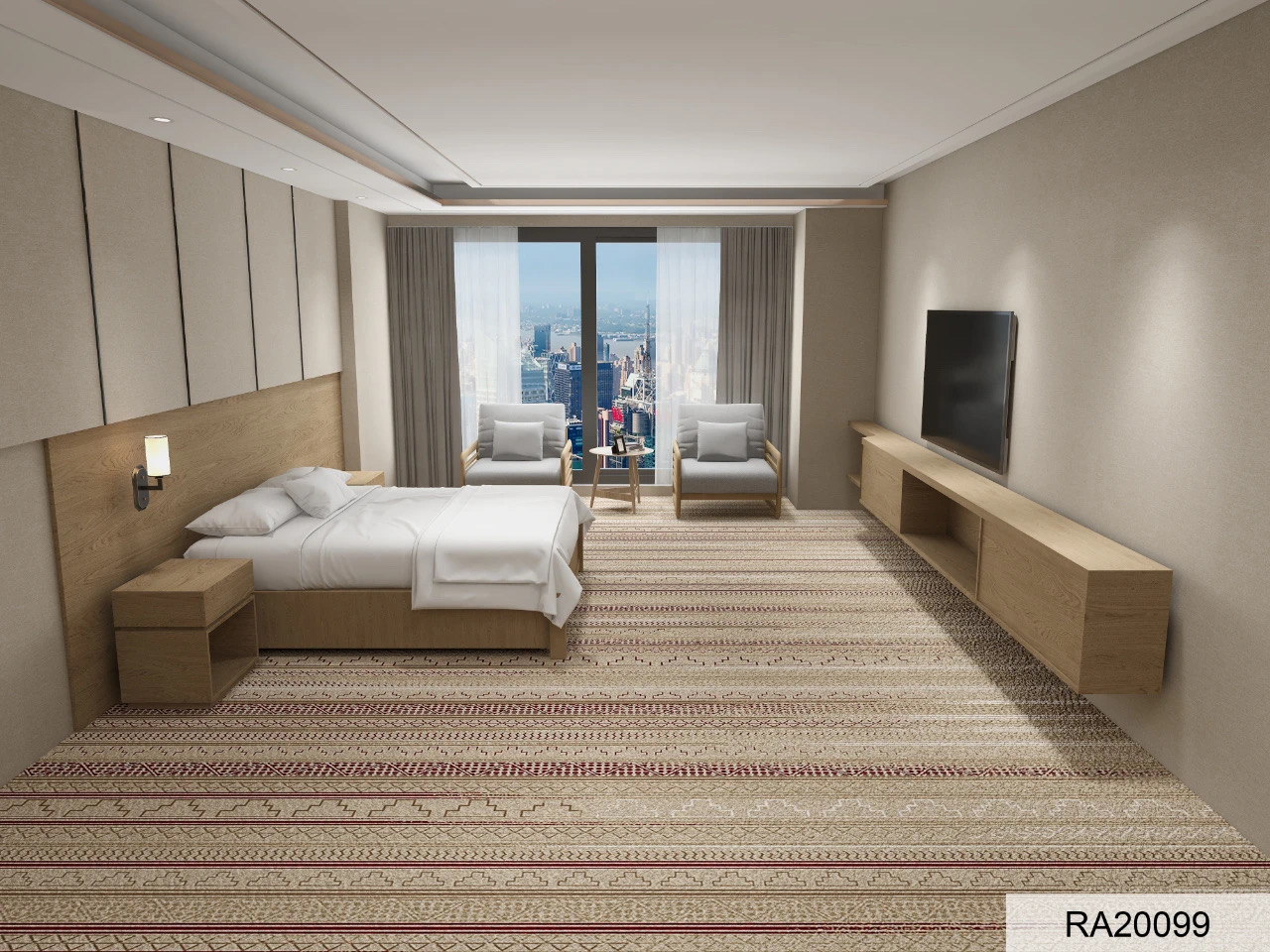 80% Wool & 20% Nylon Hotel & Home Carpet - 5-Star Rated 6