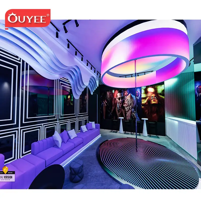 أطقم أثاث صالة جلوس مع أريكة وبار - ديكورات النوادي الليلية 1