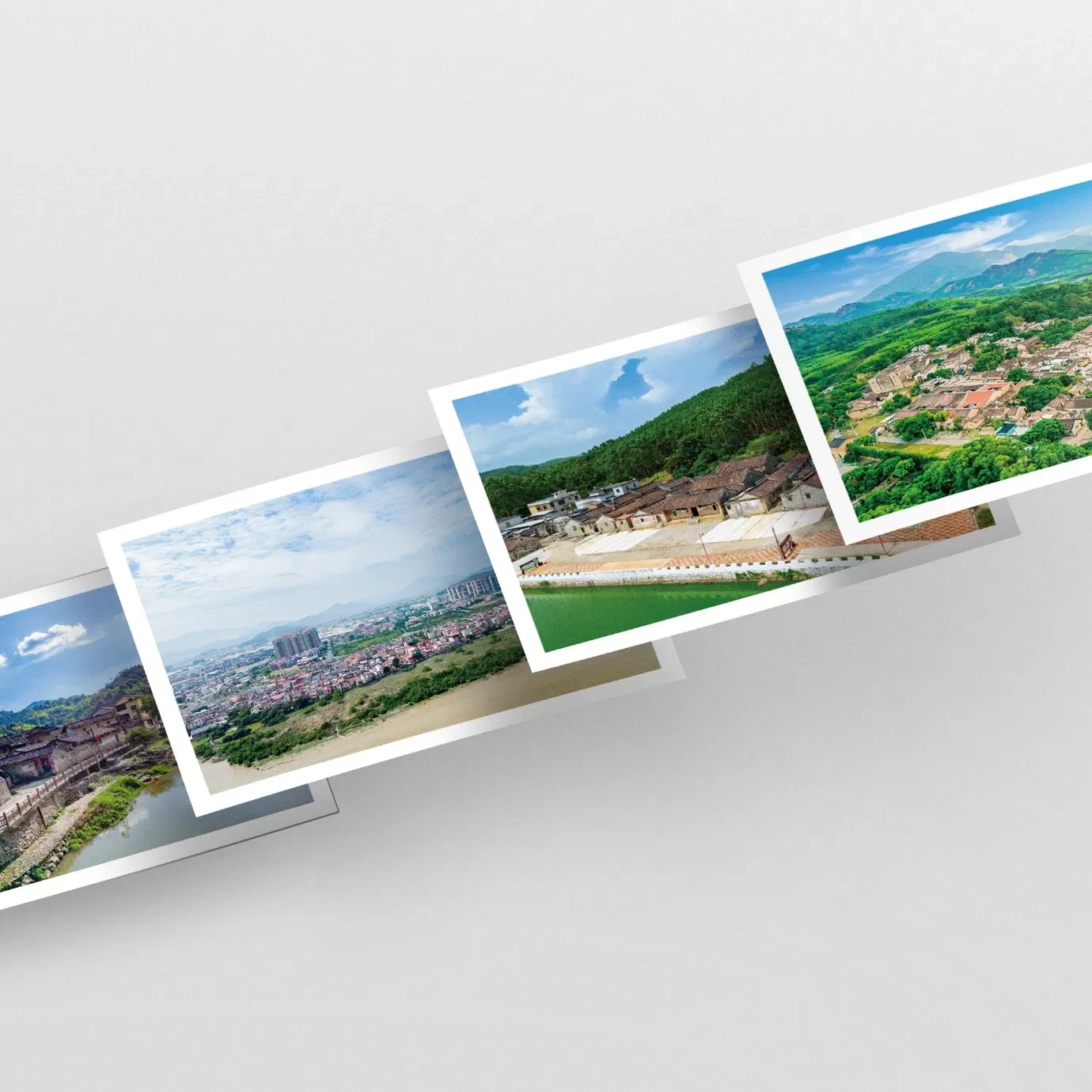 Vivid Personalized Elegant Custom Postcard for Travel Souvenirs 1