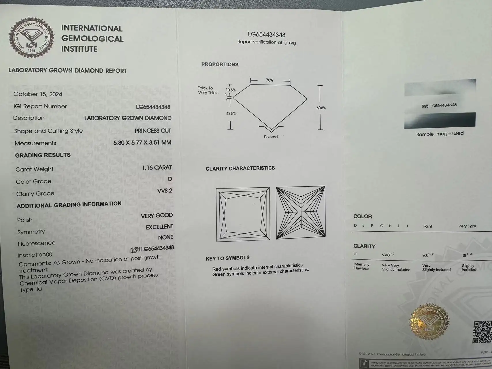 Princess Cut Lab Grown Diamond Princess Lab Diamond Wholesale - DKL Jewelry 5