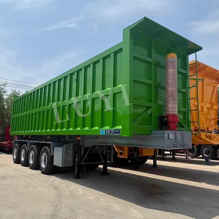 4AXLES 50 TON TIPEPT DUMP TRACK SEMI مقطورة | لوي 1
