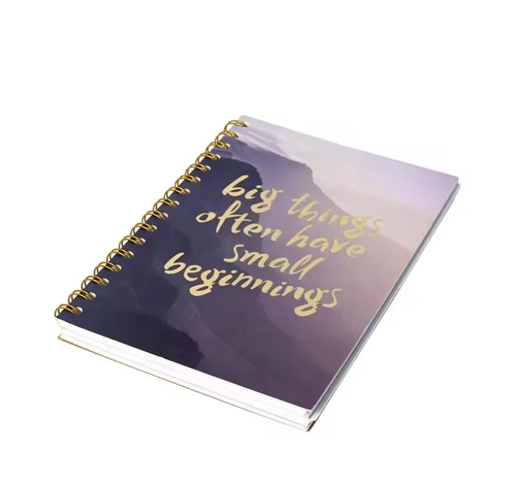 カスタムサイズメーカーファッションデザインクラフト紙カバーかわいい便利な低価格A4 A5 A6 B5スパイラルノート 1