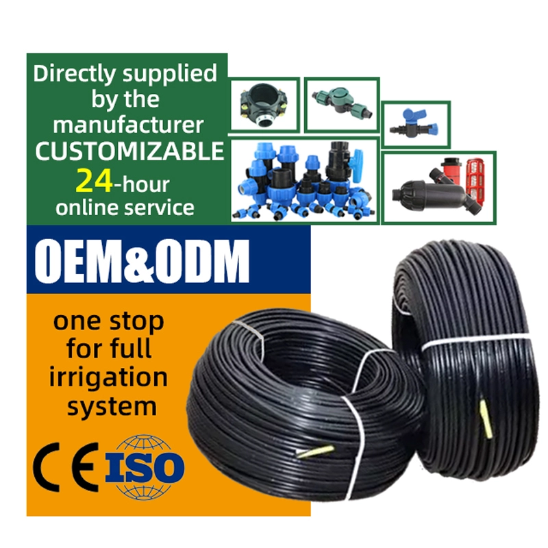 HYRT 16mm Plastic Drip Line Pipe, Water-saving, 0.3m Spacing 1