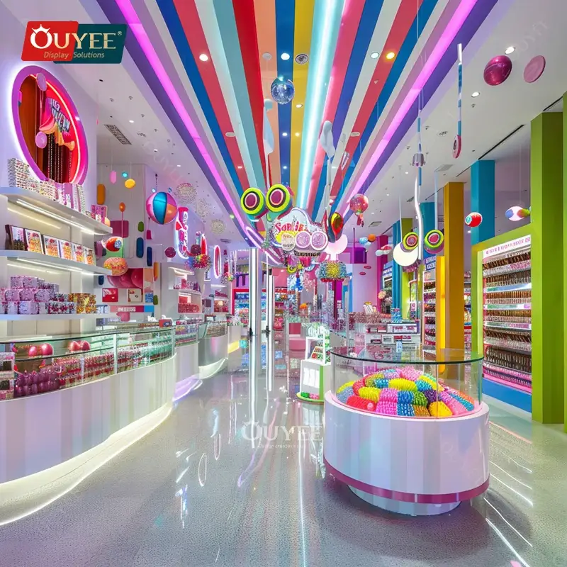 Vitrine expositora para doces e chocolates da Nuts Shop. 1