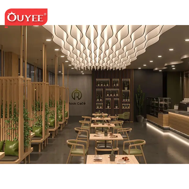 Bancone della caffetteria e postazione per il bubble tea Arredamento del bar Tavolino da caffè 1