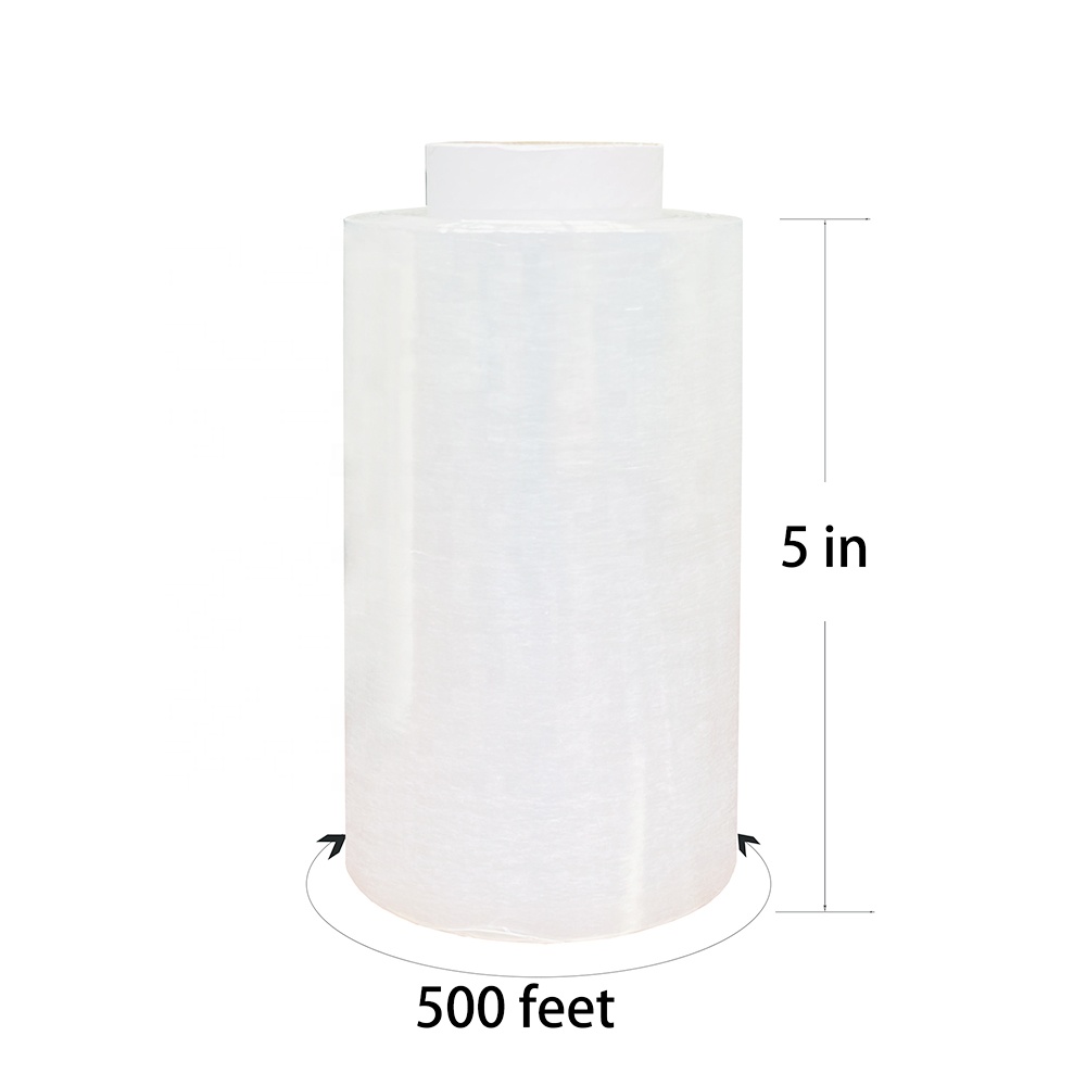 Individuell anpassbare Mini-Stretchfolienrolle aus LLDPE mit Griff für handliche Verpackungen 6