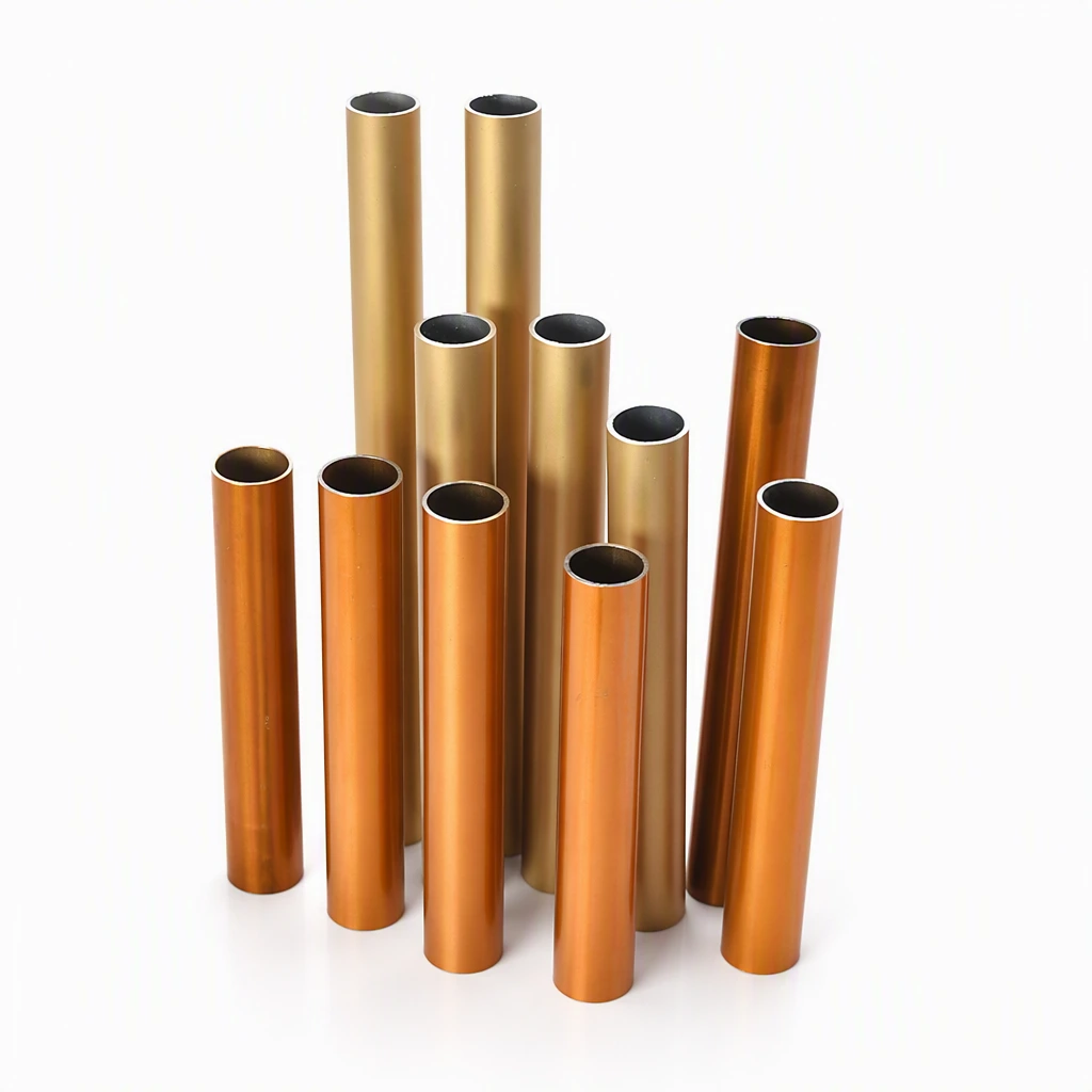 6060 Aluminum Square Tube Anodized Extruded Profile for Curtain Wall and Building Facade 1