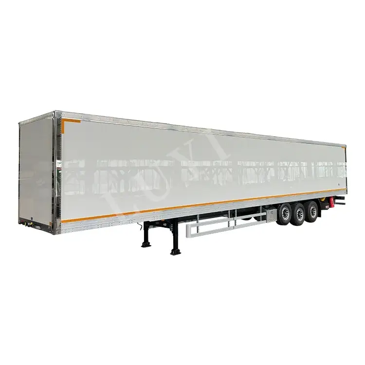 3 Axle Enclosed Cargo Trailers Box Cargo Trailer For Sale 1
